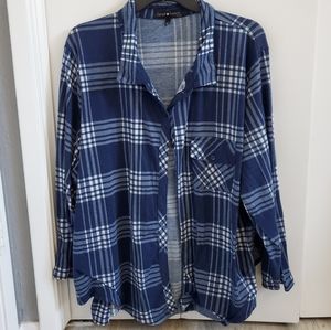 BLUE PLAID SHIRT